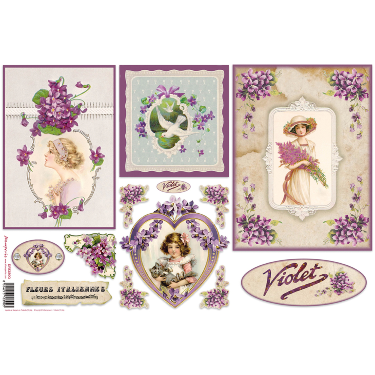 712570-107069 STAMPERIA DECOUPAGE RICE PAPER 48/33 - DFS257 - Image 1