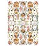 CALAMBOUR DECOUPAGE PAPER 48/33 CM - PAU 32