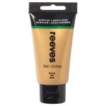 REEVES ACRYLIC PAINT 75 ML - GOLD 8341800