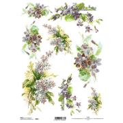 ITD COLLECTION DECOUPAGE RICE PAPER A4 - R0965