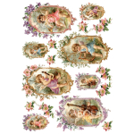 CALAMBOUR DECOUPAGE PAPER 45/30 CM - DGR 241