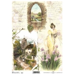 ITD COLLECTION DECOUPAGE RICE PAPER A4 - R0314