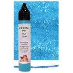DAILY ART UNIVERSAL 3D CONTOUR WITH GLITTER 25 ML - BLUE