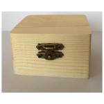 NEWART WOODEN BOX - SQUARE 8/8/4.5 CM - AS-WB03-GR003 - Image 2