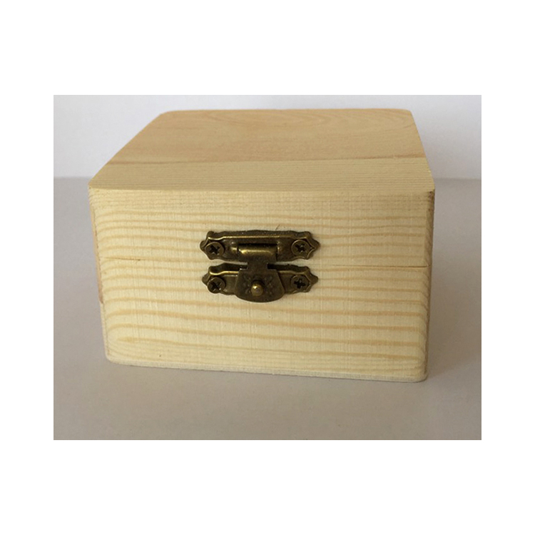 NEWART WOODEN BOX - SQUARE 8/8/4.5 CM - AS-WB03-GR003 - Image 2