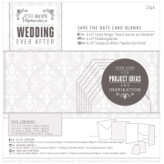 DOCRAFTS ENVELOPE CARDS 15/15 25 PCS WEDDING-PMA 158151