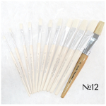 STANDART BRUSH BRISTLES WITH SHORT HANDLE No12