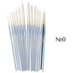 HERMITAGE BRUSH SYNTHETIC ROUND No0