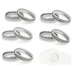 CREATIV WOODEN STICKERS 42-22 MM - RINGS