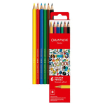 CARAN D'ACHE SCHOOL FLOWER PENCILS 6 COLORS