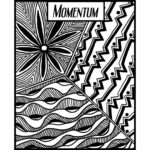 HELEN BREIL DESIGNS RUBBER STAMP - MOMENTUM