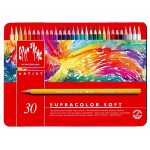 CARAN D'ACHE WATERCOLOR PENCILS SUPRACOLOR SET 30 COLORS