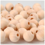 CREATIV WOODEN BALLS FOR DECORATION 10 MM 40 PCS.