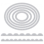 SIZZIX THINLITS CUT PUNCHES - STITCHED OVALS - Image 2