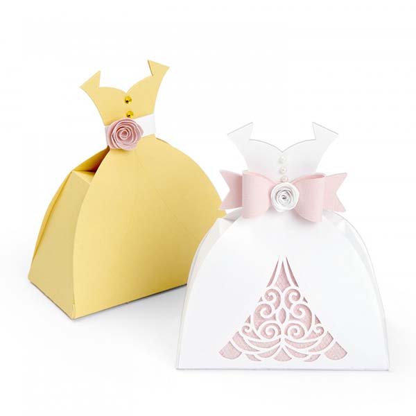 663577 SIZZIX THINLITS CUT PUNCHES - DRESS BOX - Image 1