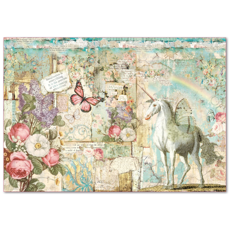 711393 STAMPERIA DECOUPAGE RICE PAPER 48/33 - DFS393 - Image 1