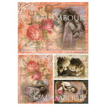 CALAMBOUR DECOUPAGE PAPER 48/33 CM - DGR 61