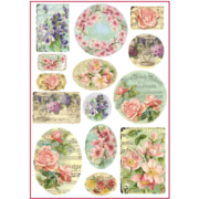 STAMPERIA DECOUPAGE RICE PAPER A4 - DFSA4076