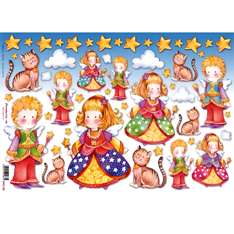 714138-110736 (1) STAMPERIA DECOUPAGE RICE PAPER 48/33 - DFS138 - Image 1