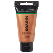 REEVES ACRYLIC PAINT 75 ML - BRONZE 8341807