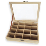 NEWART WOODEN TEA BOX 27/21/5CM - AS-WB91