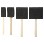 CREATIV FOAM BRUSH 4 ASSORTED