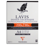 CLAIREFONTAINE SKETCHBOOK LAVIS DESSIN 21/29.7, 200 G 10 l.