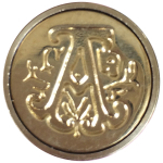 MANUSCRIPT WAX SEAL LETTER A - MSH735A