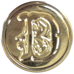 MANUSCRIPT WAX SEAL LETTER D - MSH735D