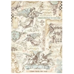 STAMPERIA DECOUPAGE RICE PAPER A4 - DFSA4321