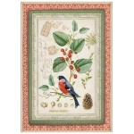 STAMPERIA WINTER BOTANIC DECOUPAGE PAPER A4 - DFSA4326