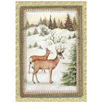 STAMPERIA WINTER BOTANIC DECOUPAGE PAPER A4 - DFSA4328