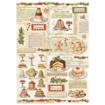 STAMPERIA DECOUPAGE RICE PAPER A4 - DFSA4329