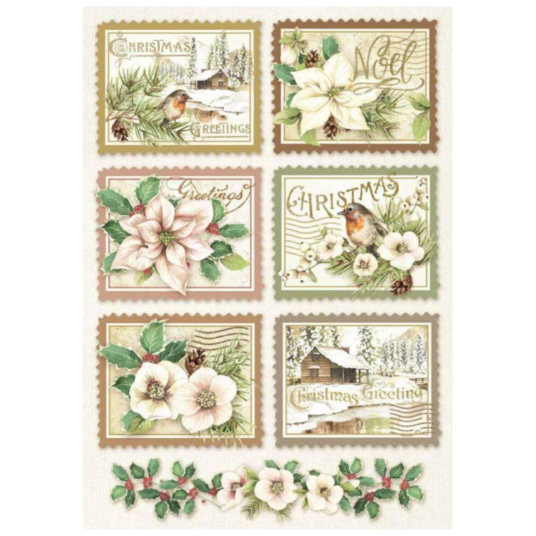 STAMPERIA DECOUPAGE RICE PAPER A4 - DFSA4342 - Image 1