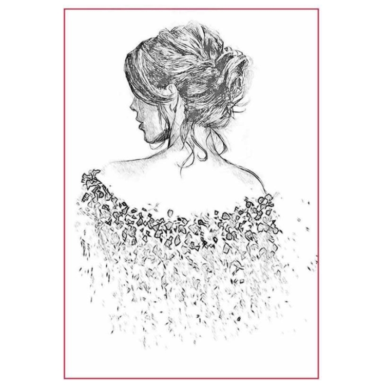 STAMPERIA SILHOUETTE PAPER A4 - DFTMA402 - Image 1