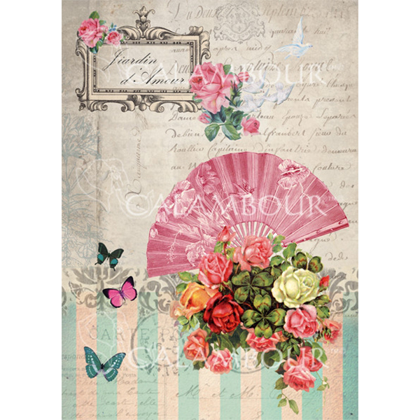 DGR 231 CALAMBOUR DECOUPAGE PAPER 42.5/30.4 CM - DGR 231 - Image 1