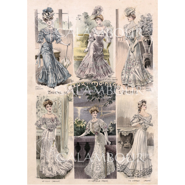 DGR 242 CALAMBOUR DECOUPAGE PAPER 48/33 CM - DGR 242 - Image 1