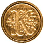 MANUSCRIPT WAX SEAL LETTER K - MSH735K