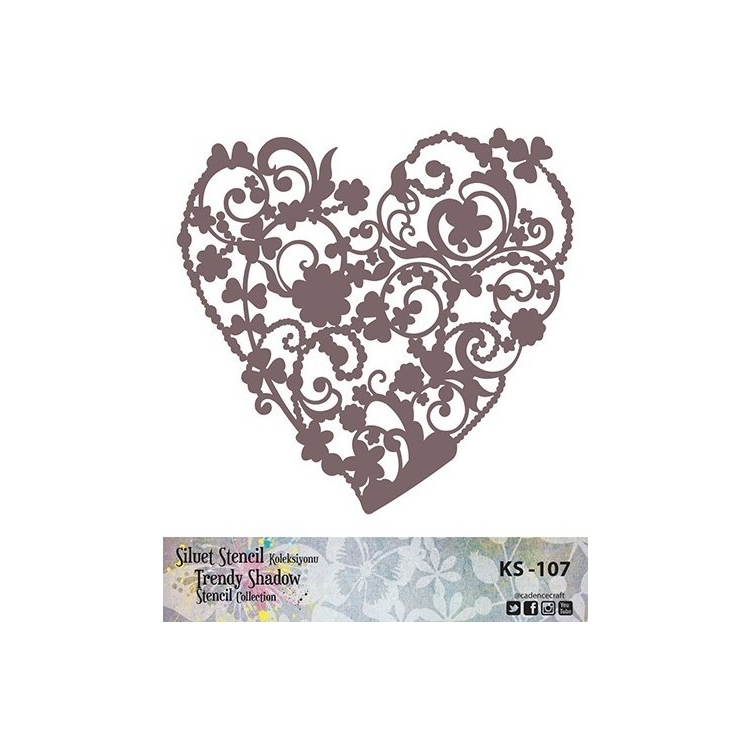 CADENCE UNIVERSAL REUSABLE TEMPLATE KS-107 - Image 1
