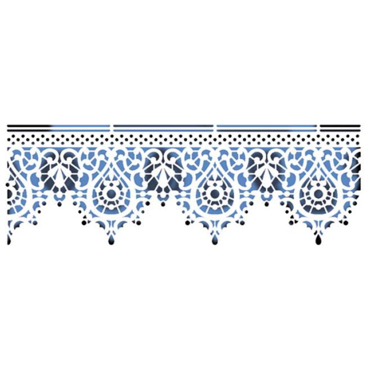 STAMPERIA UNIVERSAL REUSABLE TEMPLATE KSB158 - Image 1