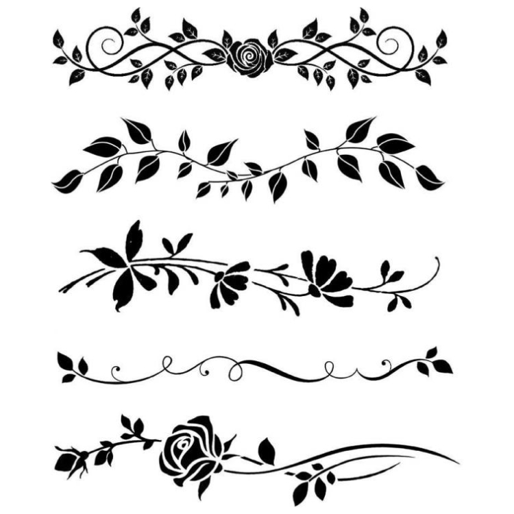 KSTD037 STAMPERIA MEDIA STENCIL - TEMPLATE 20 X 25 CM - KSTD037 - Image 1