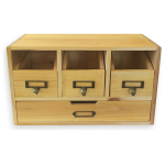 NEWART WOODEN CHEST OF DRAWERS FOR DECORATION 36/14/20 CM - AS-WB102