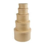CREATIV ROUND PAPIER-MÂCHÉ BOX WITH LID 19/10CM - 26466