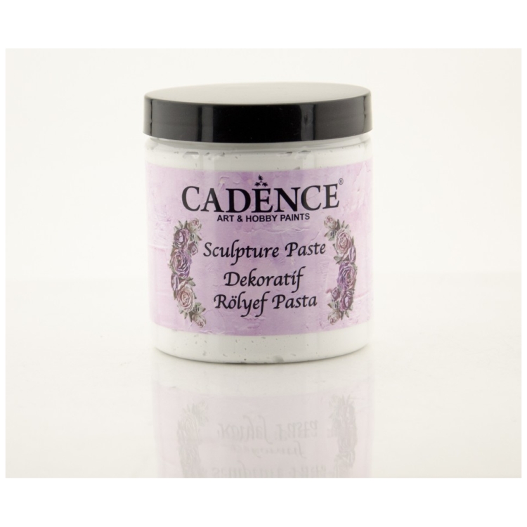 CADENCE EMBOSSED SCULPTURAL PASTE 250 ML. -WHITE - Image 1