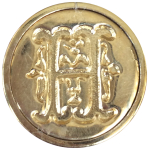 MANUSCRIPT WAX SEAL LETTER H - MSH735H