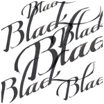 W&N CALLIGRAPHY INK 30 ML - BLACK 1111030 - Image 2
