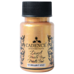 CADENCE ACRYLIC PAINT METALLIC DORA 50 ML. - BRILLIANT GOLD 121