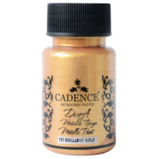 CADENCE ACRYLIC PAINT METALLIC DORA 50 ML. - BRILLIANT GOLD 121