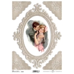 ITD COLLECTION DECOUPAGE RICE PAPER A4 - R1054