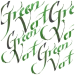 W&N CALLIGRAPHY SHOWER 30 ML - GREEN - Image 2